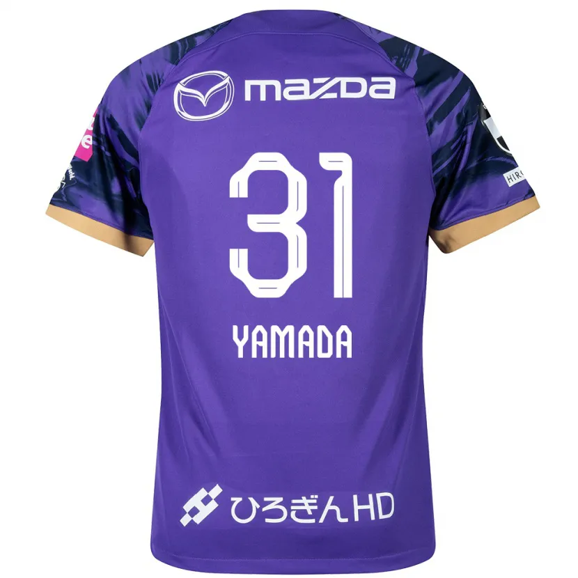 Danxen Kid Manato Yamada #31 Purple White Home Jersey 2024/25 T-Shirt