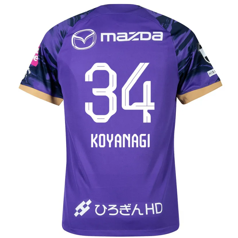 Danxen Kid Shu Koyanagi #34 Purple White Home Jersey 2024/25 T-Shirt