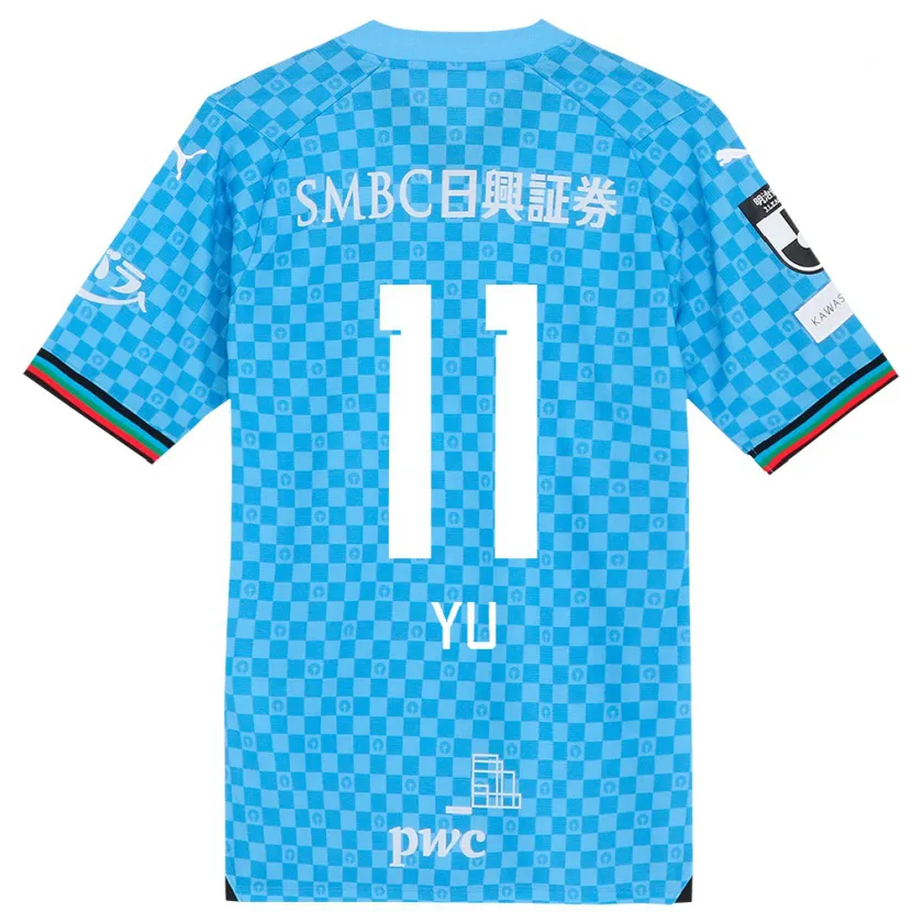 Danxen Kid Yu Kobayashi #11 Azure Blue Home Jersey 2024/25 T-Shirt