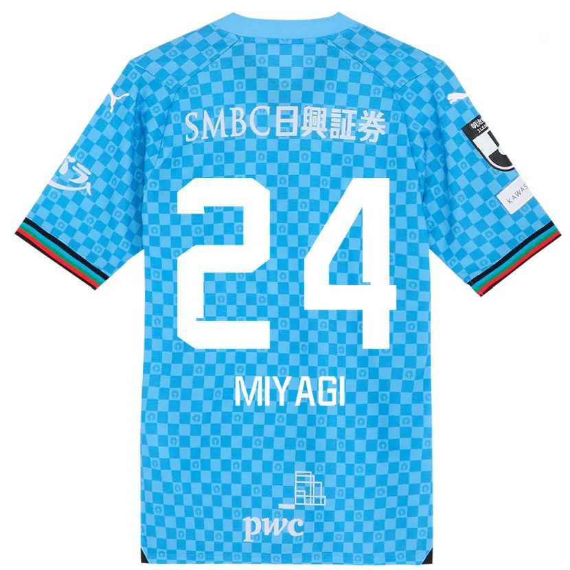 Danxen Kid Ten Miyagi #24 Azure Blue Home Jersey 2024/25 T-Shirt