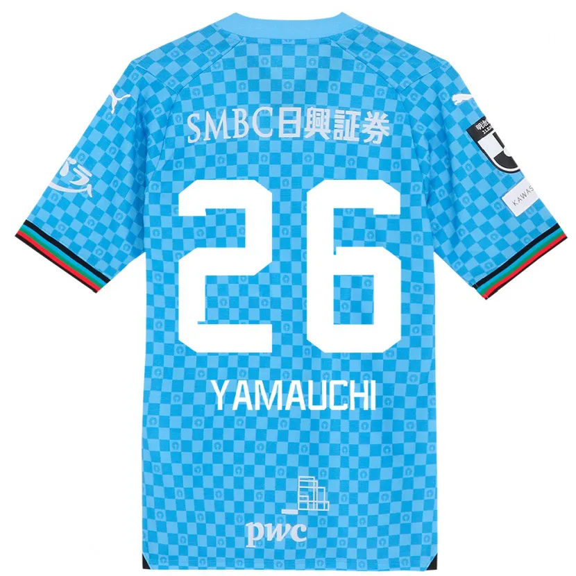 Danxen Kid Hinata Yamauchi #26 Azure Blue Home Jersey 2024/25 T-Shirt