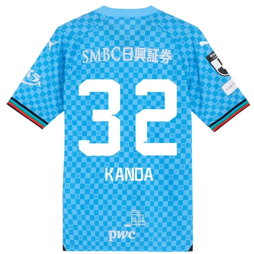 Danxen Kid Soma Kanda #32 Azure Blue Home Jersey 2024/25 T-Shirt