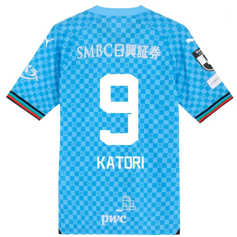 Danxen Kid Takeshi Katori #9 Azure Blue Home Jersey 2024/25 T-Shirt