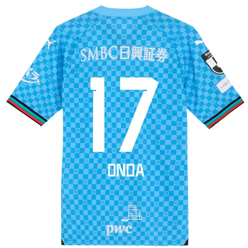 Danxen Kid Yutaro Onda #17 Azure Blue Home Jersey 2024/25 T-Shirt