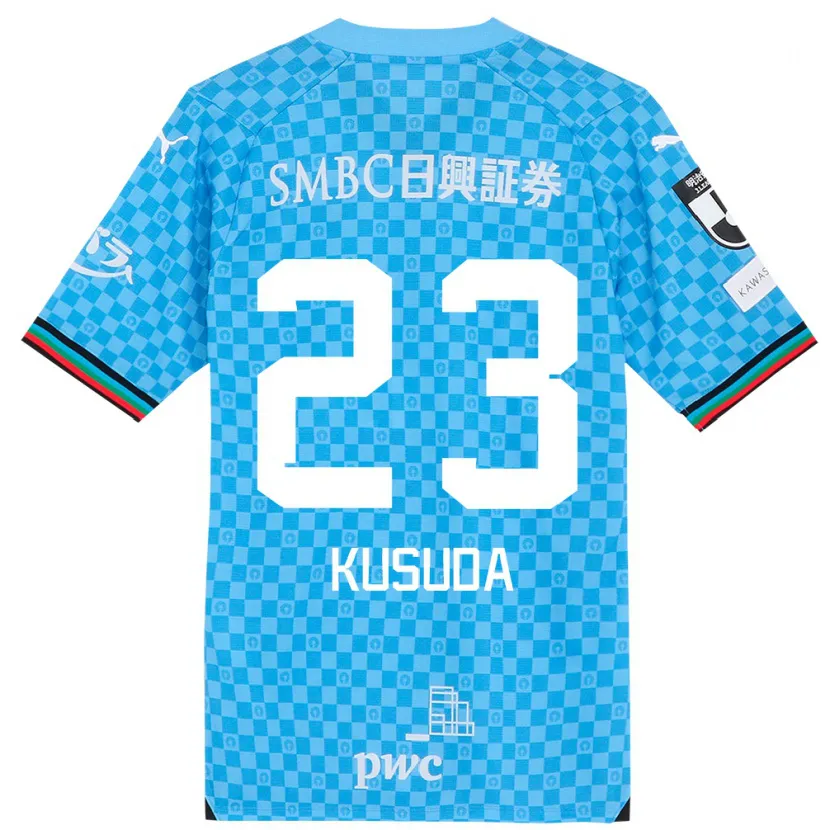 Danxen Kid Haruki Kusuda #23 Azure Blue Home Jersey 2024/25 T-Shirt