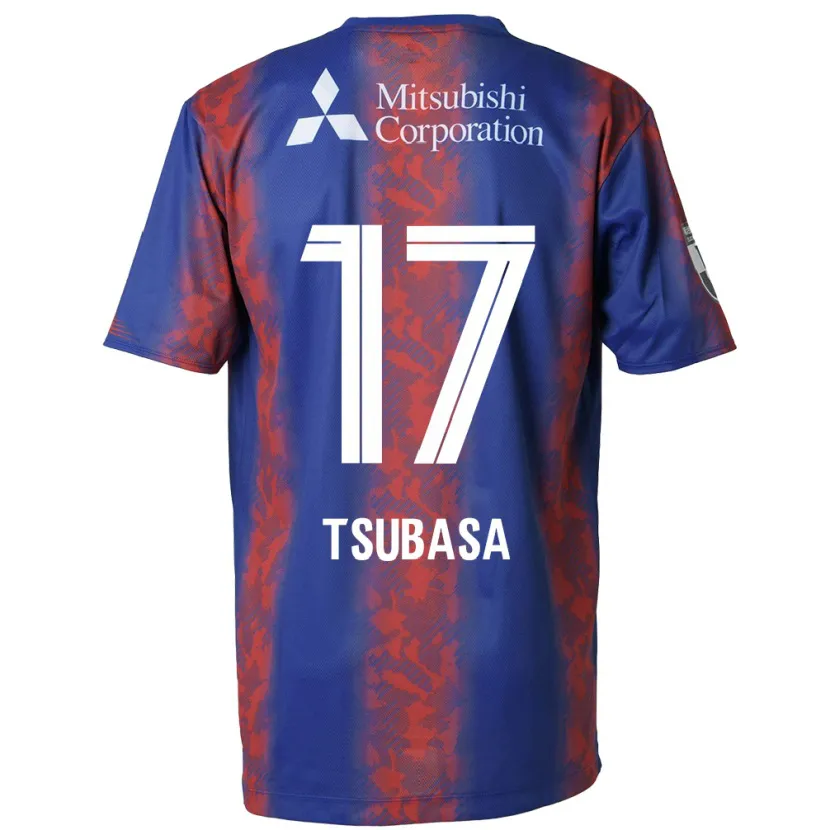 Danxen Kid Tsubasa Terayama #17 Blue Red Home Jersey 2024/25 T-Shirt