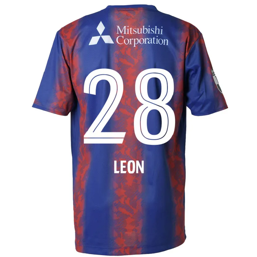 Danxen Kid Leon Nozawa #28 Blue Red Home Jersey 2024/25 T-Shirt