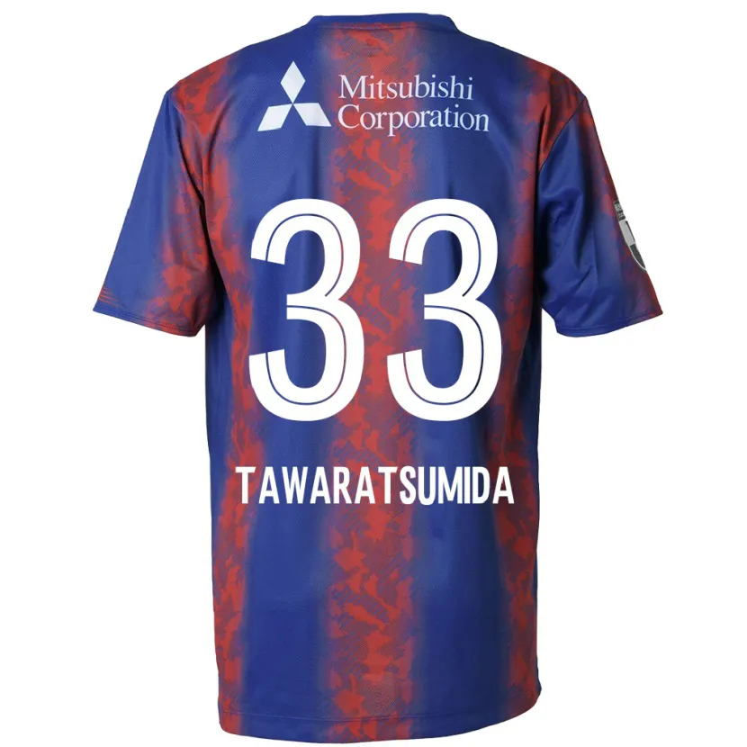 Danxen Kid Kota Tawaratsumida #33 Blue Red Home Jersey 2024/25 T-Shirt