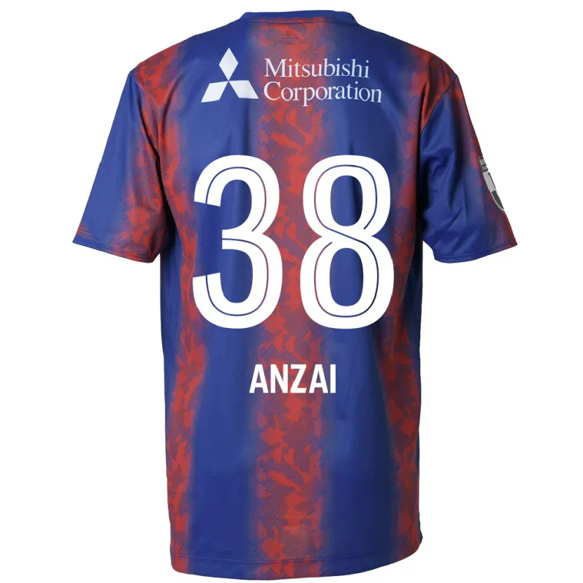 Danxen Kid Soma Anzai #38 Blue Red Home Jersey 2024/25 T-Shirt