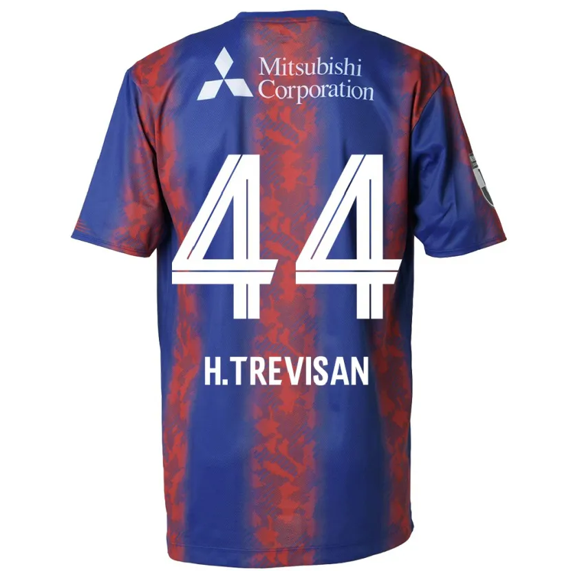 Danxen Kid Henrique Trevisan #44 Blue Red Home Jersey 2024/25 T-Shirt