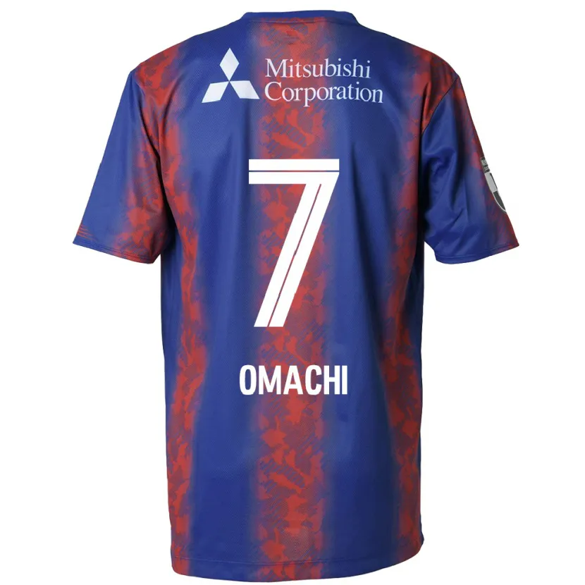 Danxen Kid Hyugo Omachi #7 Blue Red Home Jersey 2024/25 T-Shirt