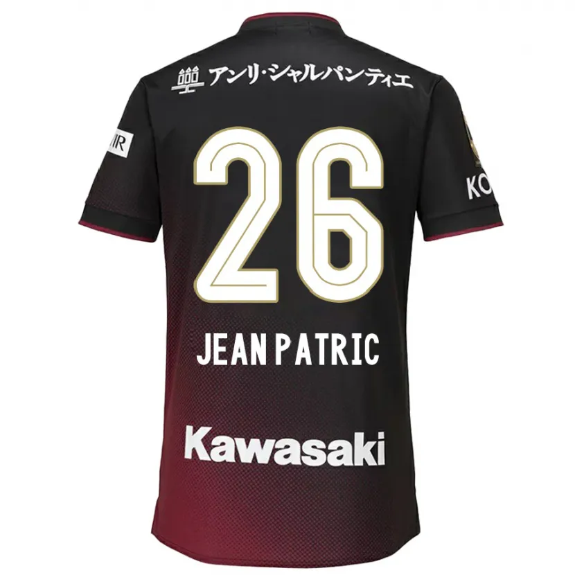 Danxen Kid Jean Patric #26 Black Red Home Jersey 2024/25 T-Shirt