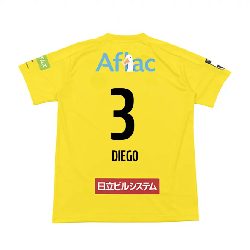 Danxen Kid Diego #3 Yellow Black Home Jersey 2024/25 T-Shirt