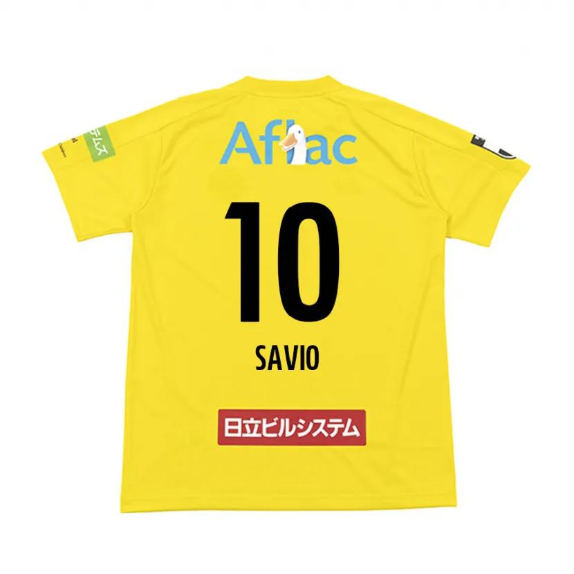 Danxen Kid Matheus Savio #10 Yellow Black Home Jersey 2024/25 T-Shirt