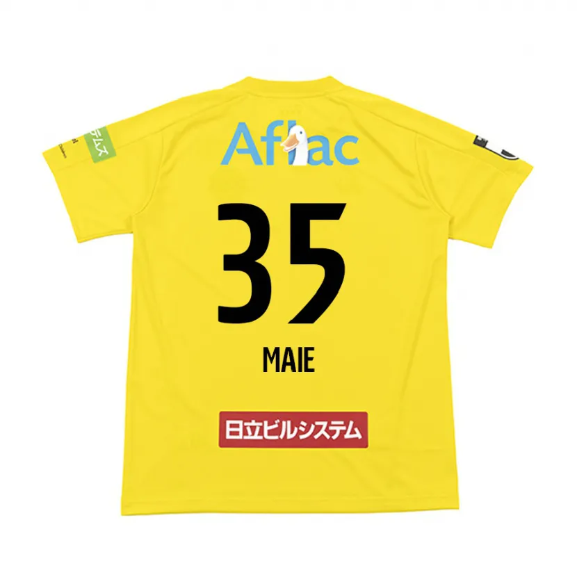 Danxen Kid Hidetaka Maie #35 Yellow Black Home Jersey 2024/25 T-Shirt