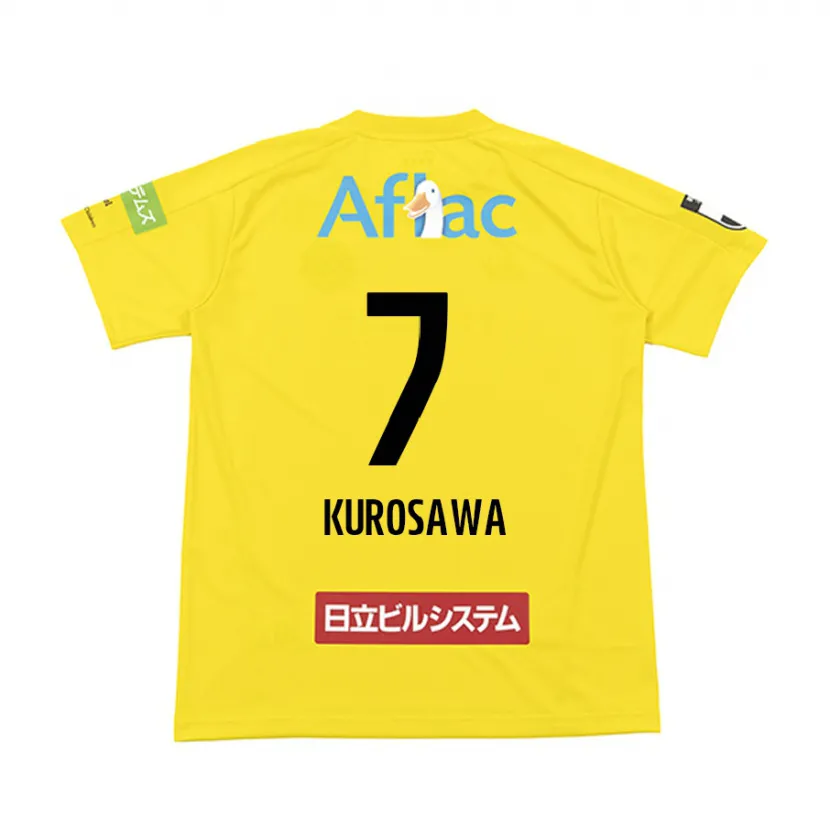 Danxen Kid Shido Kurosawa #7 Yellow Black Home Jersey 2024/25 T-Shirt