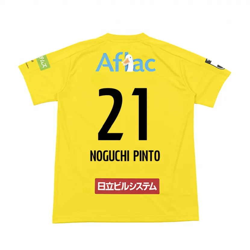 Danxen Kid Amato Noguchi Pinto #21 Yellow Black Home Jersey 2024/25 T-Shirt