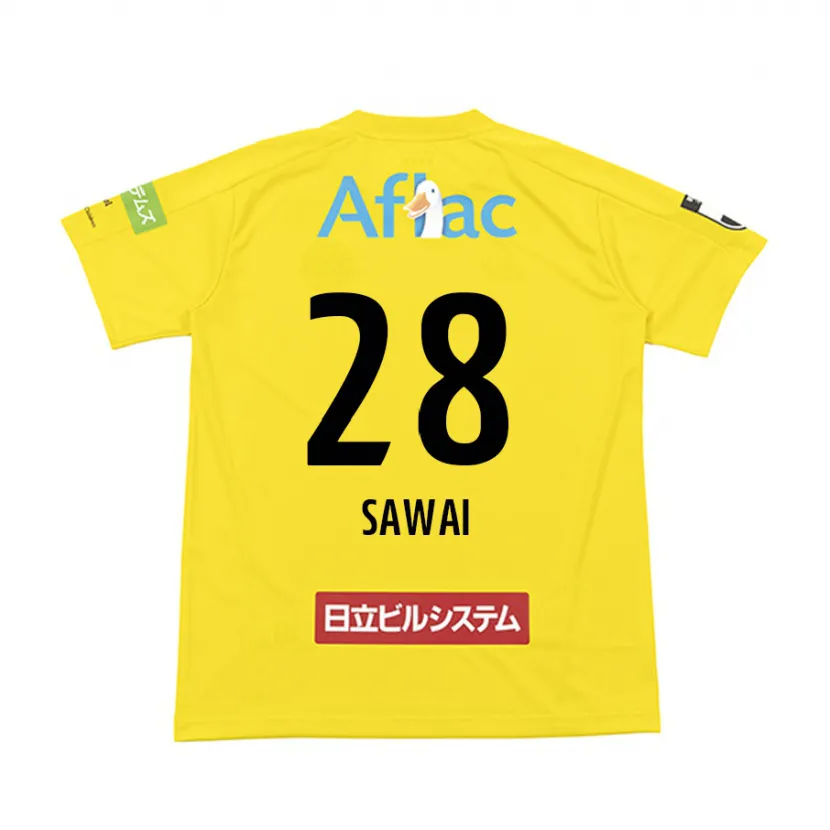 Danxen Kid Retsu Sawai #28 Yellow Black Home Jersey 2024/25 T-Shirt