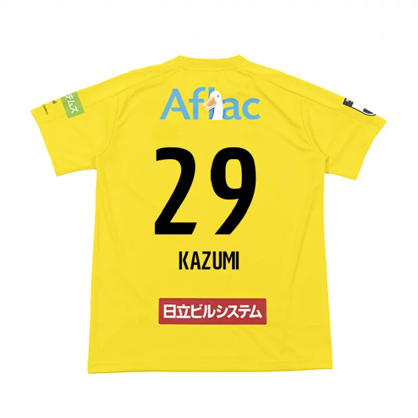 Danxen Kid Takuto Kazumi #29 Yellow Black Home Jersey 2024/25 T-Shirt