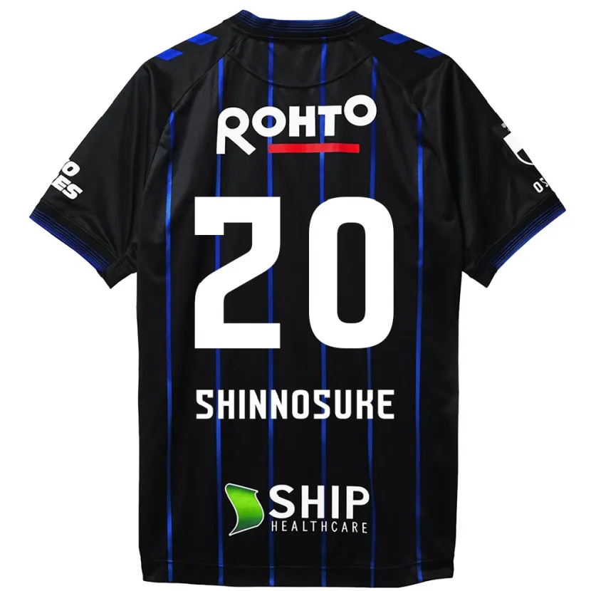 Danxen Kid Shinnosuke Nakatani #20 Black Blue Home Jersey 2024/25 T-Shirt