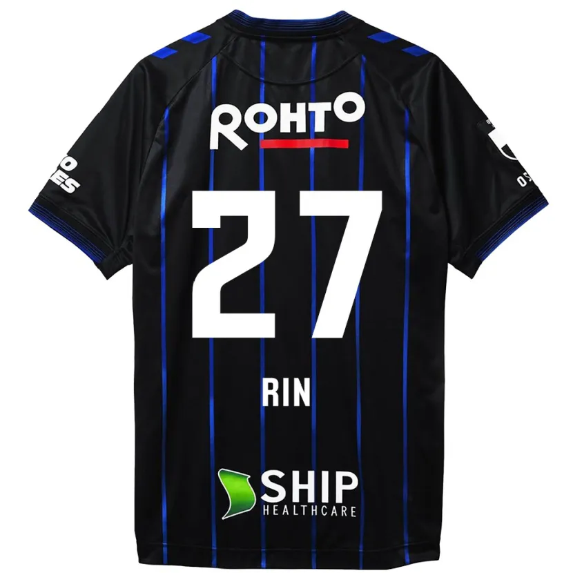 Danxen Kid Rin Mito #27 Black Blue Home Jersey 2024/25 T-Shirt