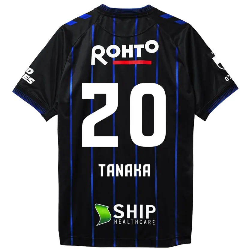 Danxen Kid Hyoga Tanaka #20 Black Blue Home Jersey 2024/25 T-Shirt