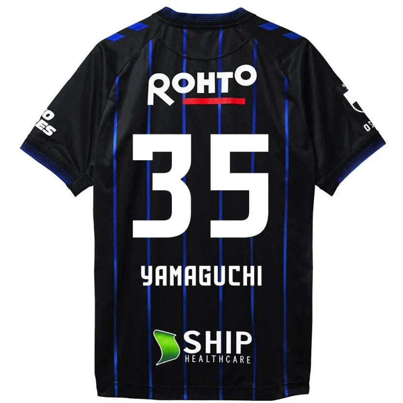 Danxen Kid Haruta Yamaguchi #35 Black Blue Home Jersey 2024/25 T-Shirt