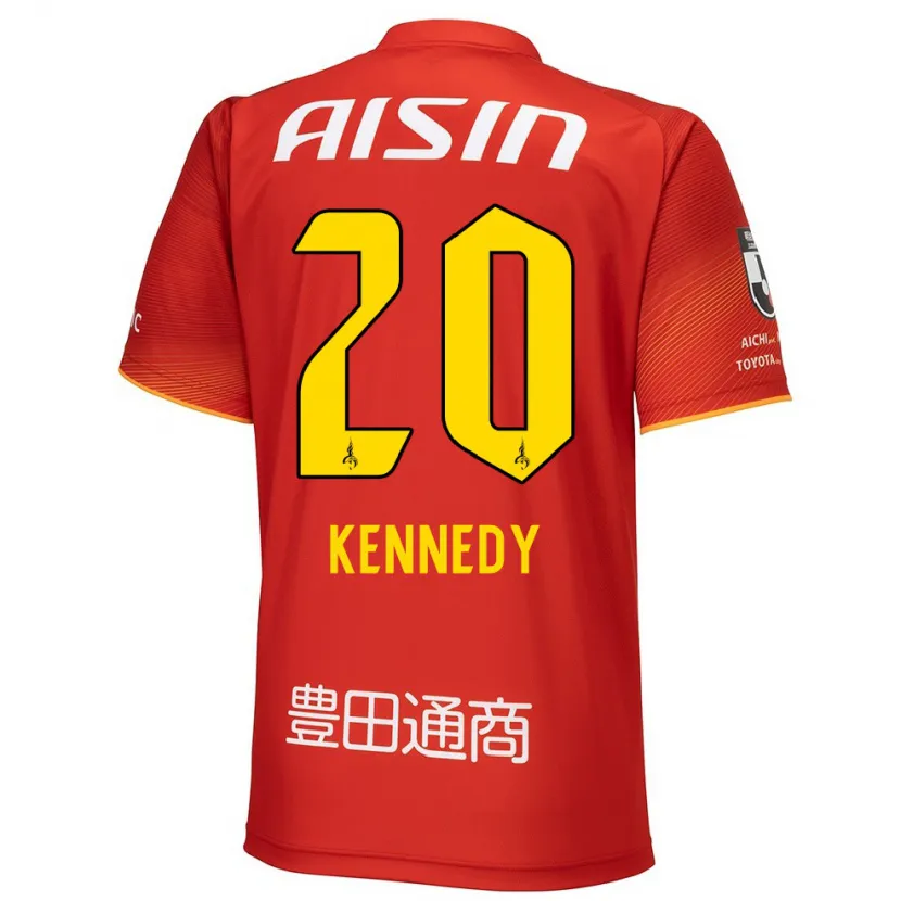 Danxen Kid Kennedy Egbus Mikuni #20 Red White Yellow Home Jersey 2024/25 T-Shirt