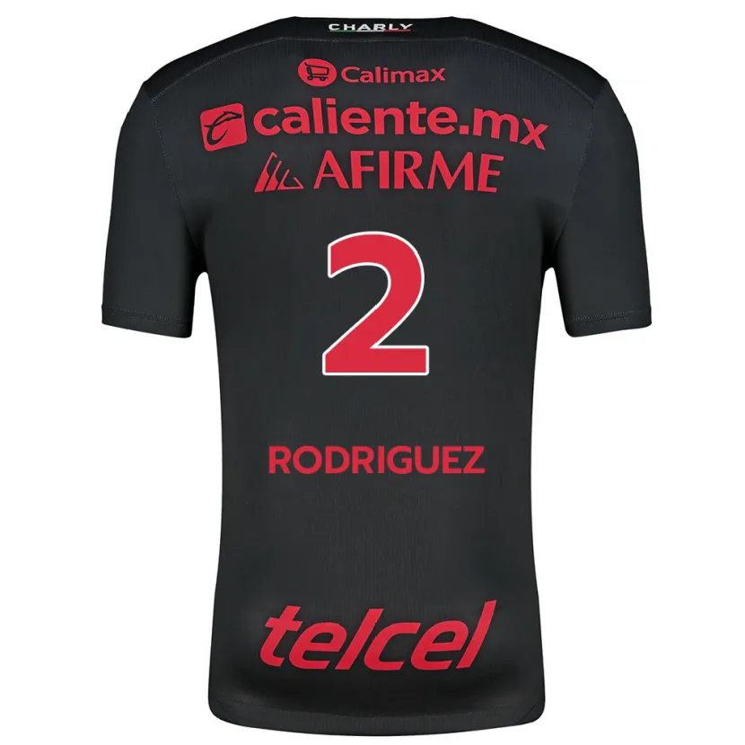 Danxen Kid Antonio Rodríguez #2 Black Red Home Jersey 2024/25 T-Shirt