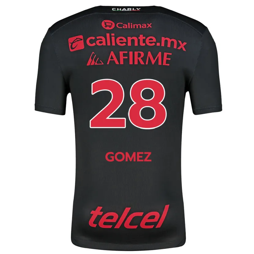 Danxen Kid Alejandro Gómez #28 Black Red Home Jersey 2024/25 T-Shirt