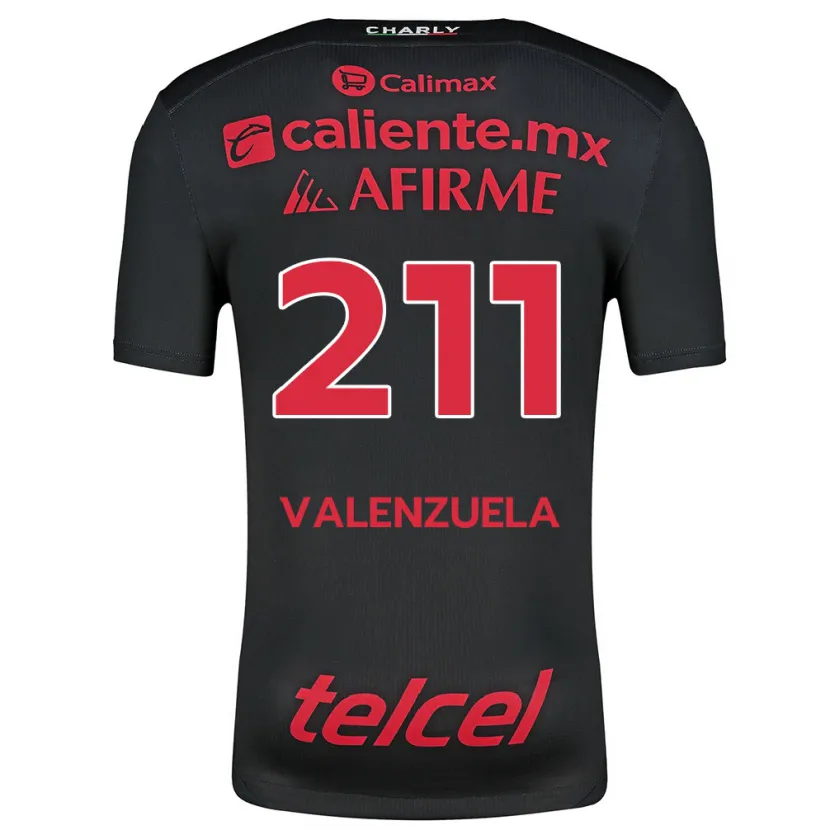 Danxen Kid Aldieri Valenzuela #211 Black Red Home Jersey 2024/25 T-Shirt