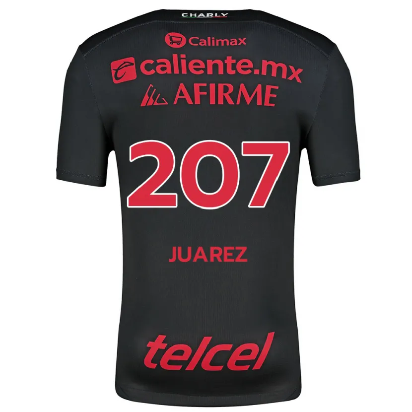 Danxen Kid José Juárez #207 Black Red Home Jersey 2024/25 T-Shirt