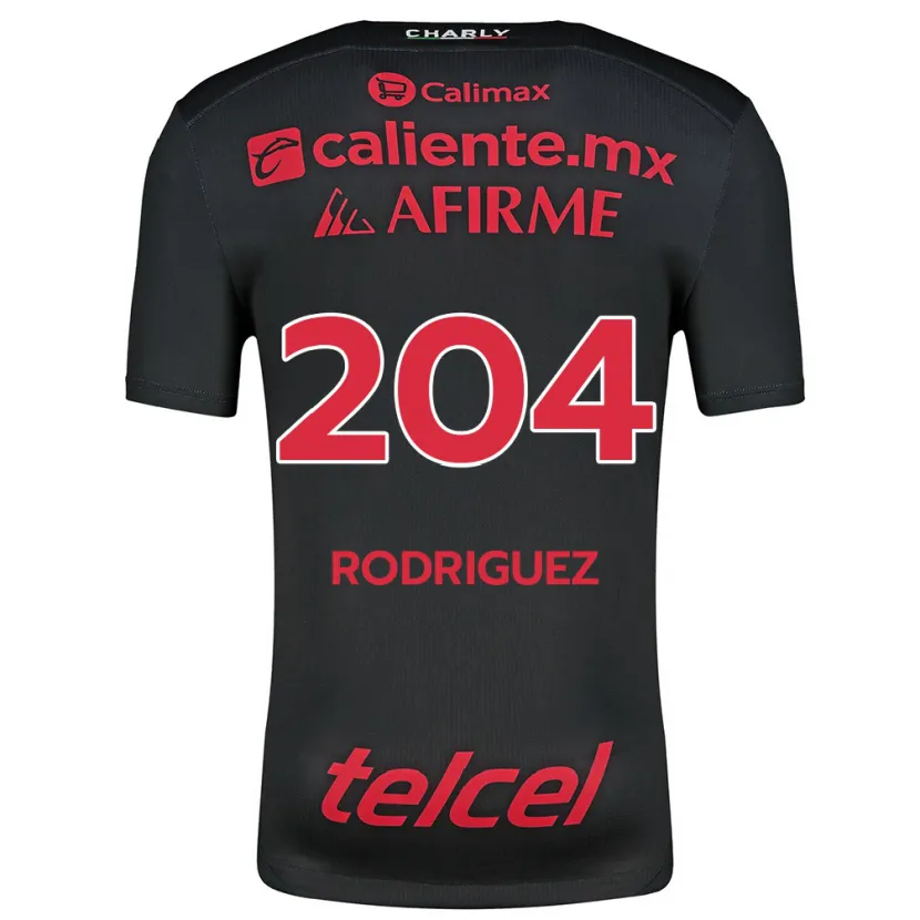 Danxen Kid Jesús Rodríguez #204 Black Red Home Jersey 2024/25 T-Shirt