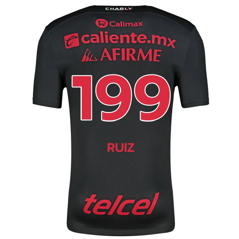 Danxen Kid Emilio Ruiz #199 Black Red Home Jersey 2024/25 T-Shirt