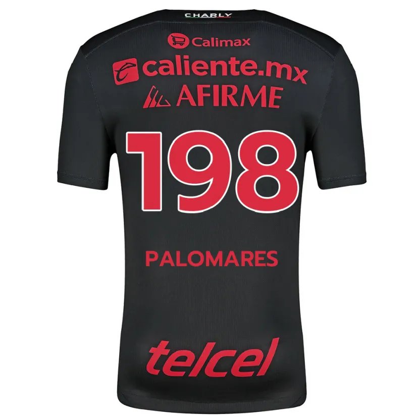 Danxen Kid Ramón Palomares #198 Black Red Home Jersey 2024/25 T-Shirt