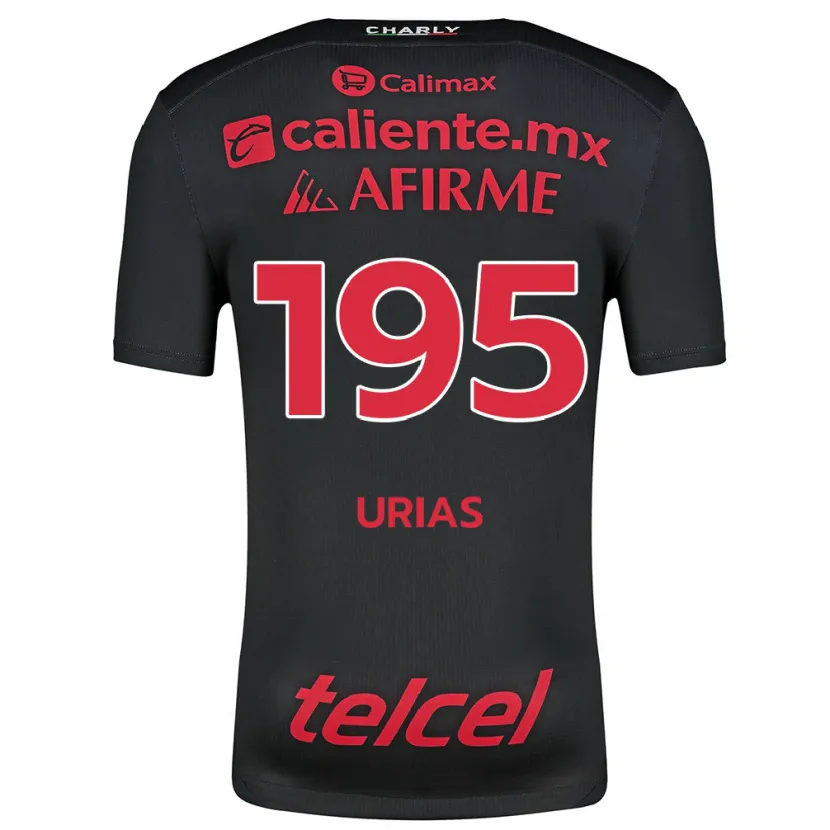 Danxen Kid Héctor Urías #195 Black Red Home Jersey 2024/25 T-Shirt