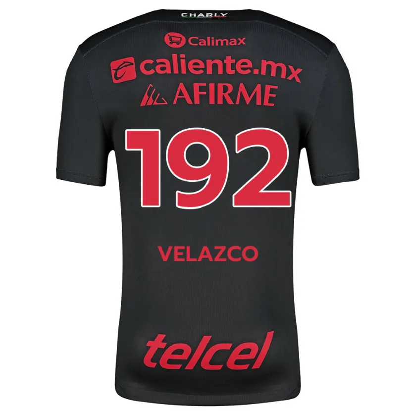 Danxen Kid Emiliano Velazco #192 Black Red Home Jersey 2024/25 T-Shirt