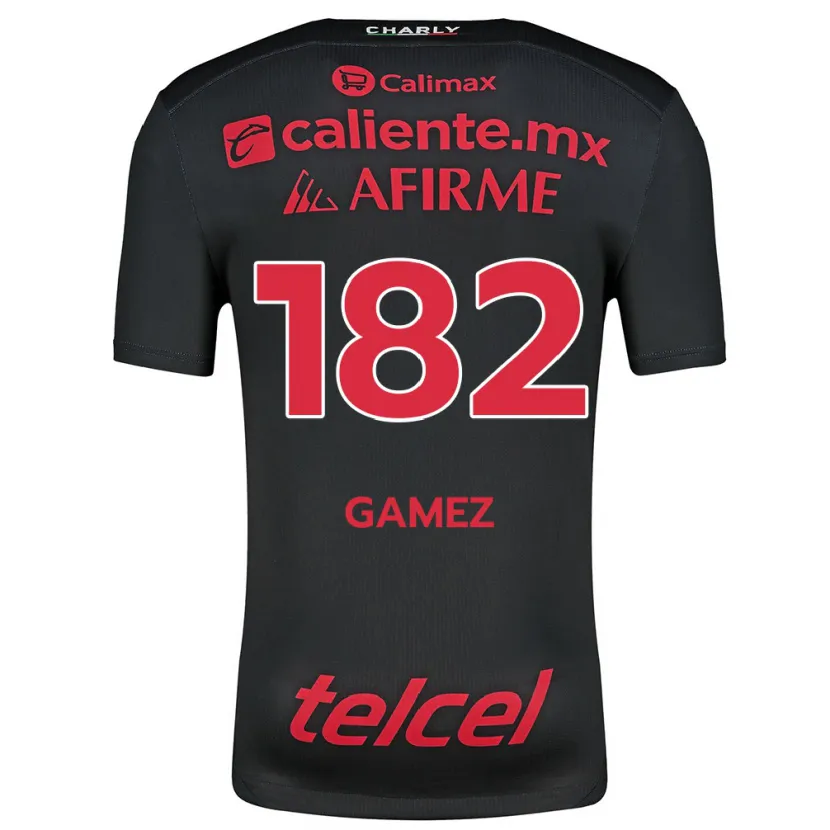 Danxen Kid Mark Gamez #182 Black Red Home Jersey 2024/25 T-Shirt