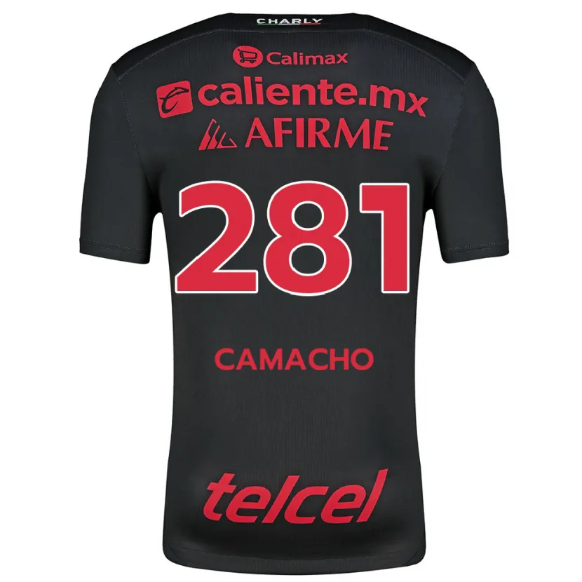 Danxen Kid Javier Camacho #281 Black Red Home Jersey 2024/25 T-Shirt