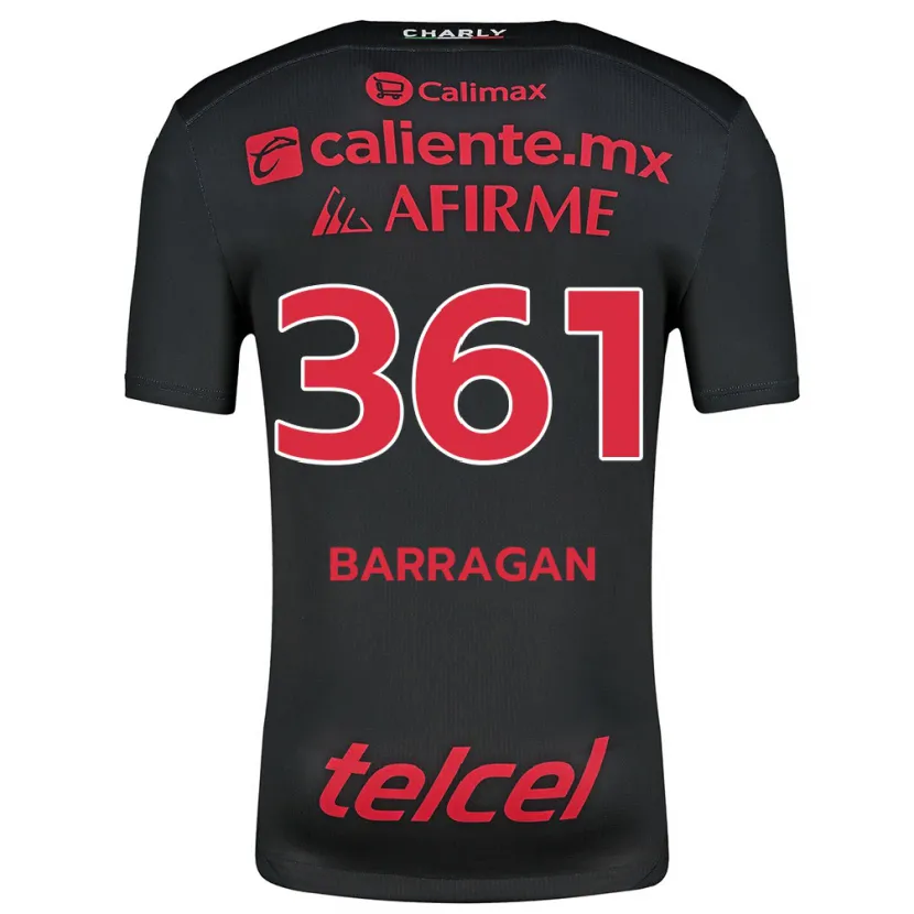 Danxen Kid Jesús Barragán #361 Black Red Home Jersey 2024/25 T-Shirt