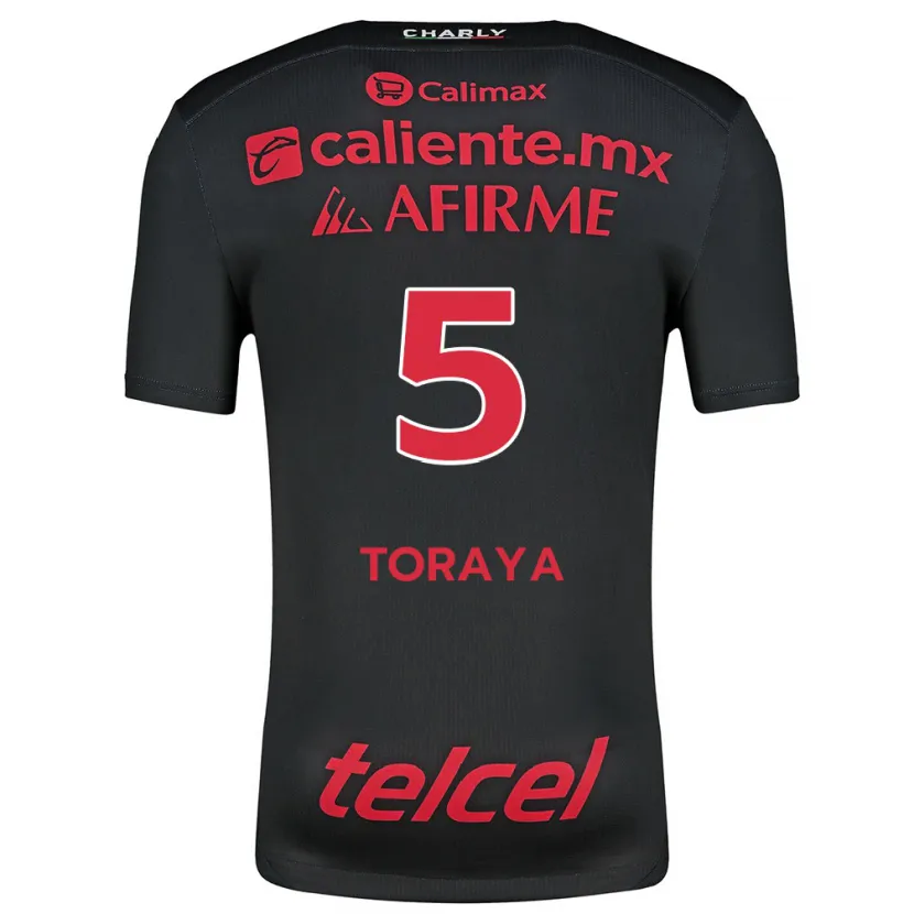 Danxen Kid Yadira Toraya #5 Black Red Home Jersey 2024/25 T-Shirt