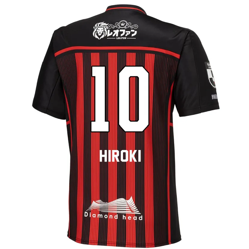 Danxen Kid Hiroki Miyazawa #10 Red Black Home Jersey 2024/25 T-Shirt