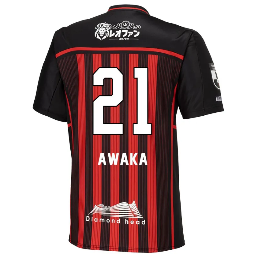 Danxen Kid Shunta Awaka #21 Red Black Home Jersey 2024/25 T-Shirt