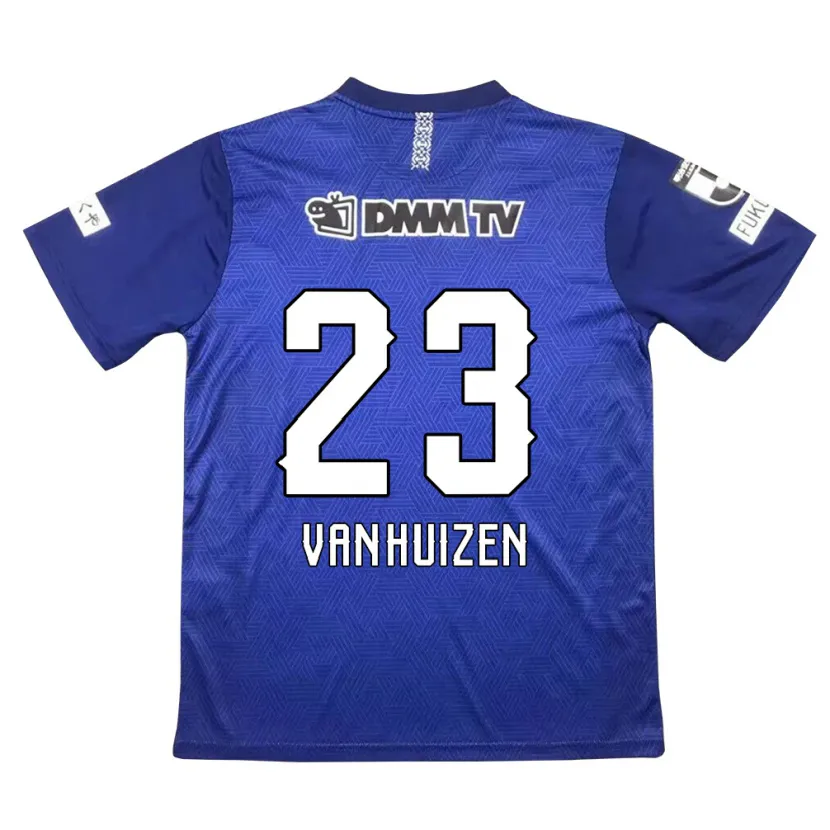 Danxen Kid Haruki Christopher Van Huizen #23 Dark Blue Home Jersey 2024/25 T-Shirt