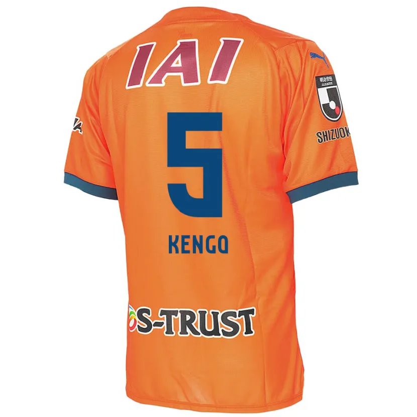 Danxen Kid Kengo Kitazume #5 Orange Blue Home Jersey 2024/25 T-Shirt