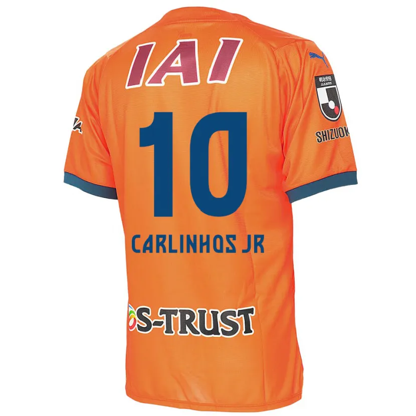 Danxen Kid Carlinhos Junior #10 Orange Blue Home Jersey 2024/25 T-Shirt