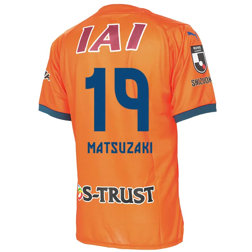 Danxen Kid Kai Matsuzaki #19 Orange Blue Home Jersey 2024/25 T-Shirt