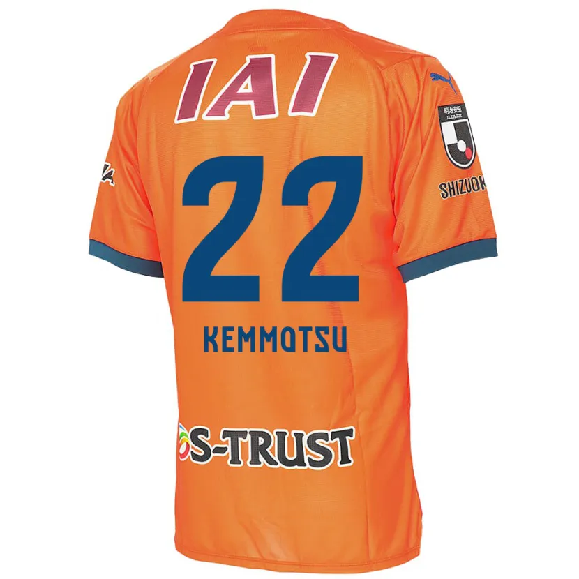 Danxen Kid Takumu Kemmotsu #22 Orange Blue Home Jersey 2024/25 T-Shirt