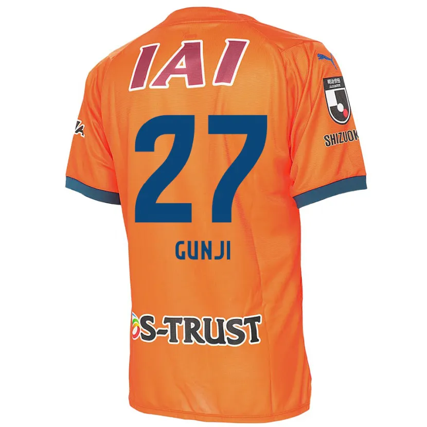 Danxen Kid Riku Gunji #27 Orange Blue Home Jersey 2024/25 T-Shirt