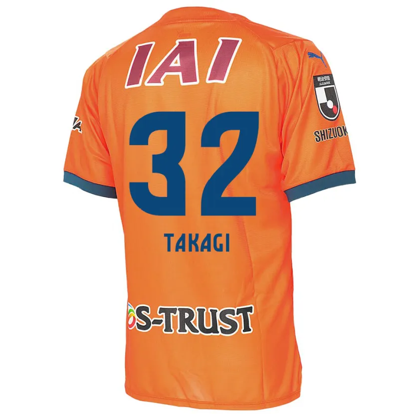 Danxen Kid Sen Takagi #32 Orange Blue Home Jersey 2024/25 T-Shirt